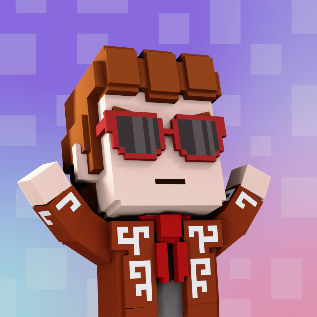Pirate #5991 voxel render