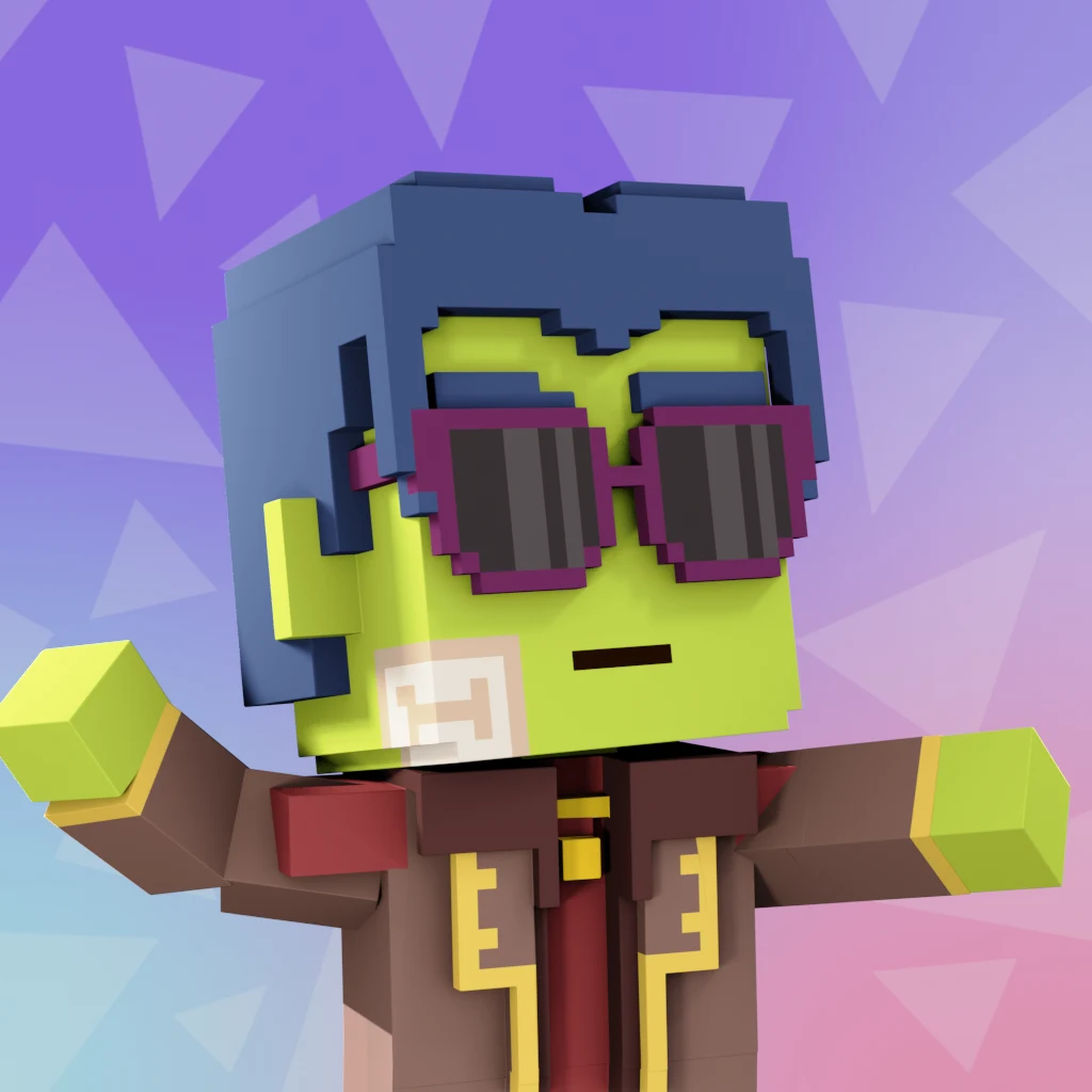 Pirate #5992 voxel render