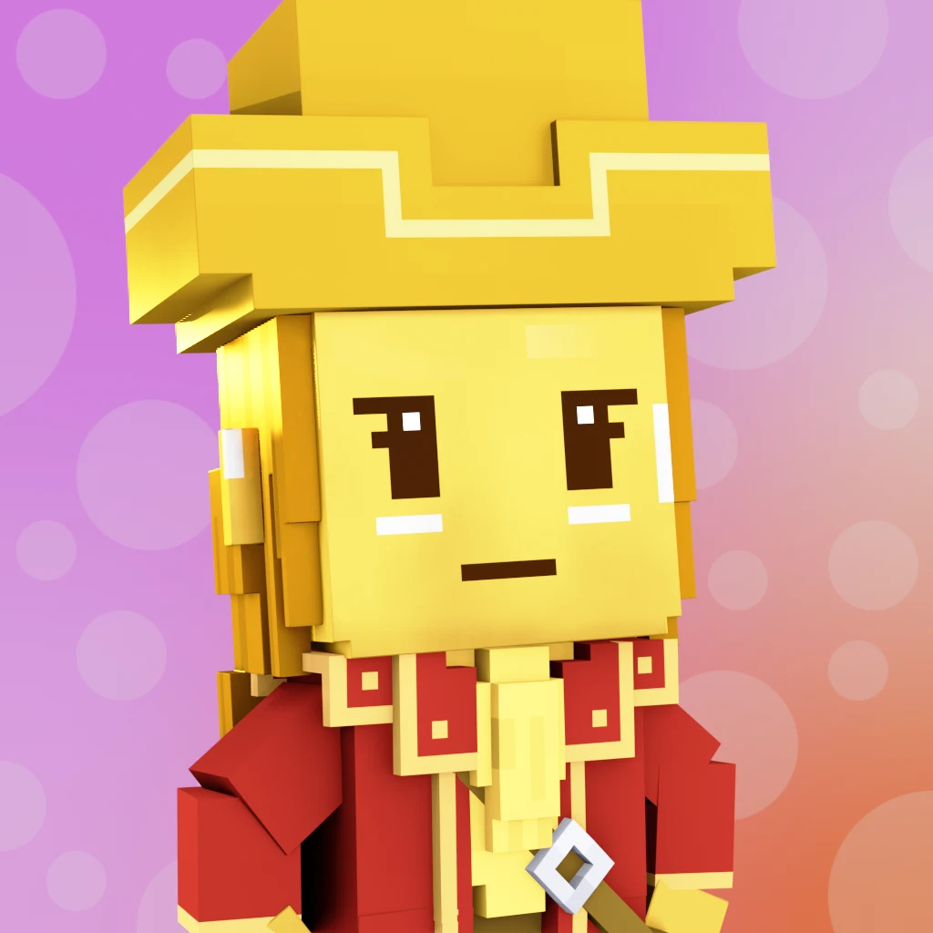 Pirate #5993 voxel render