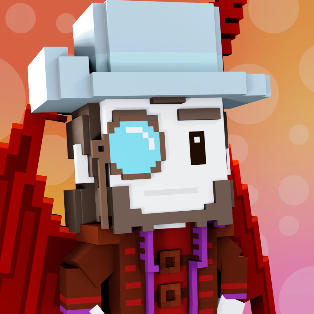 Pirate #5996 voxel render