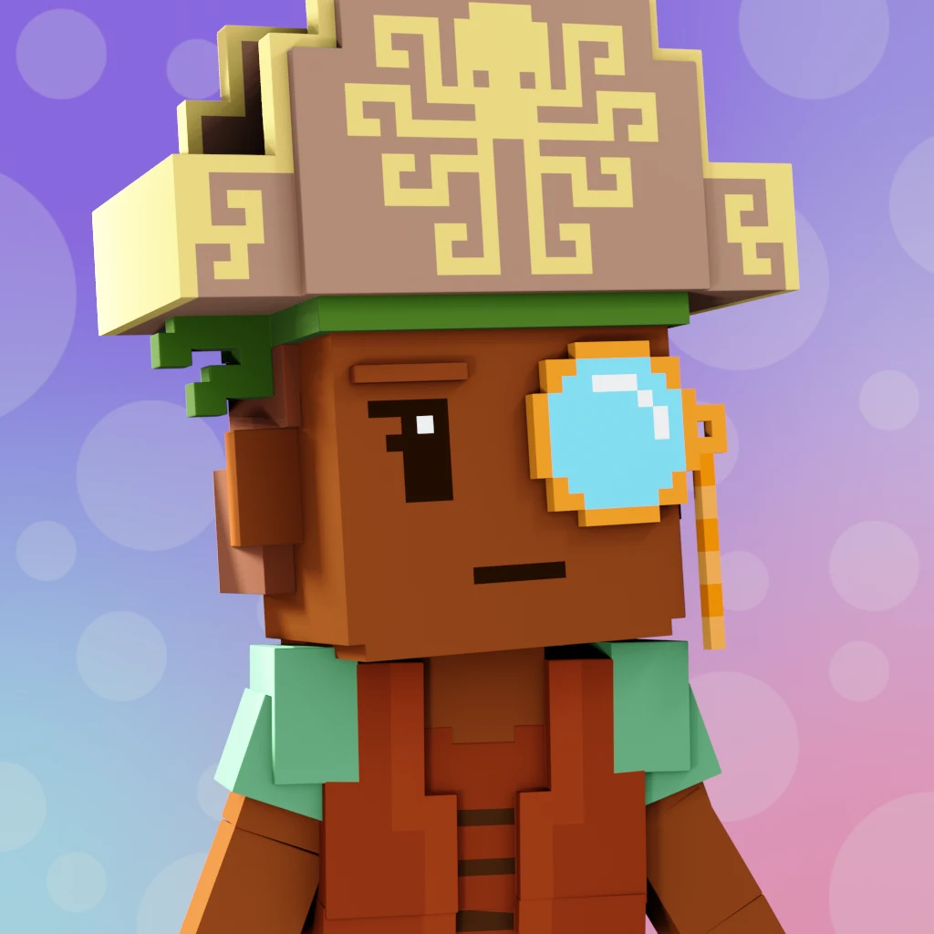 Pirate #5998 voxel render