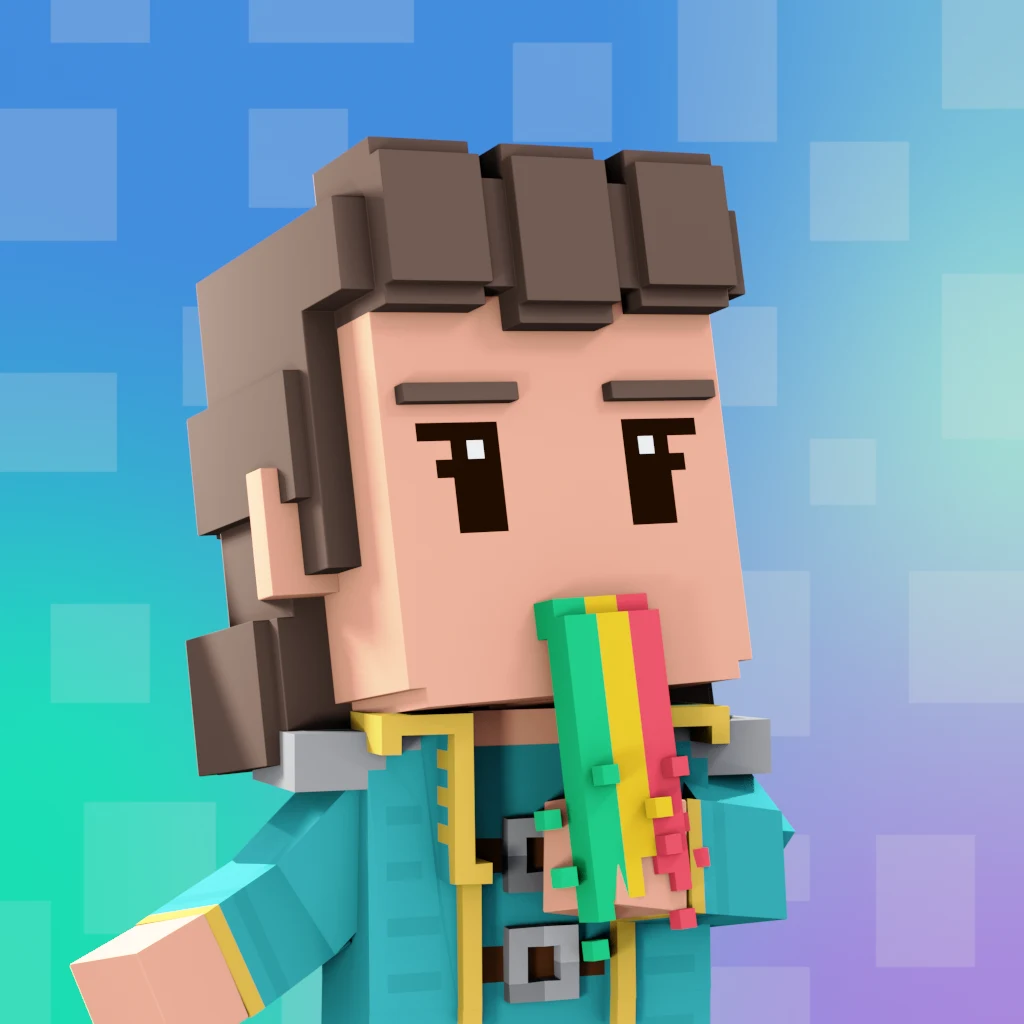 Pirate #5999 voxel render