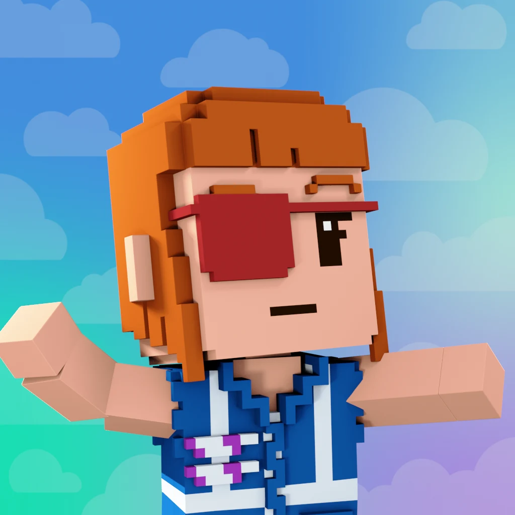 Pirate #60 voxel render