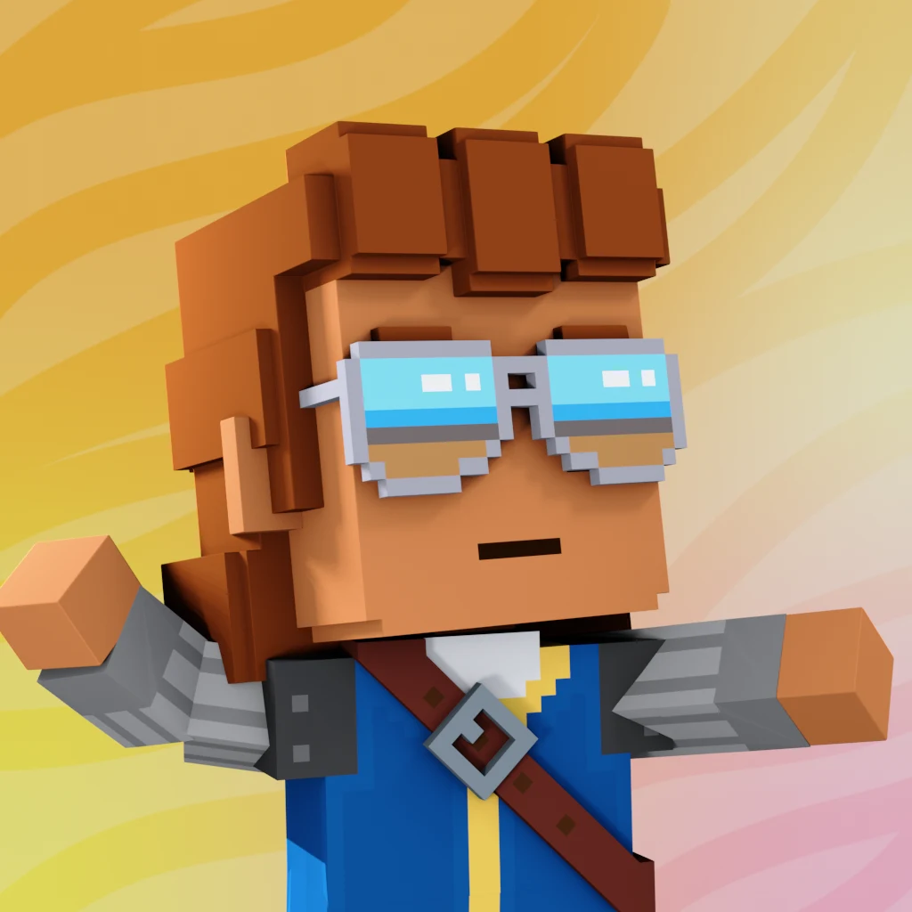 Pirate #6000 voxel render
