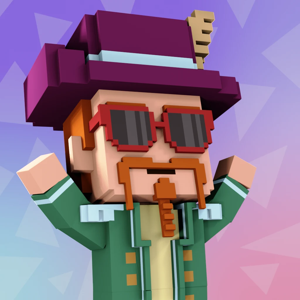 Pirate #6004 voxel render