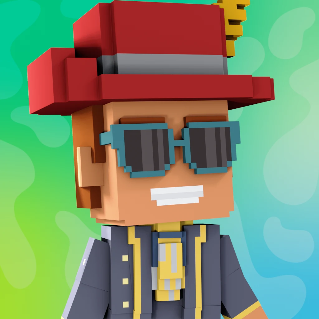 Pirate #6008 voxel render