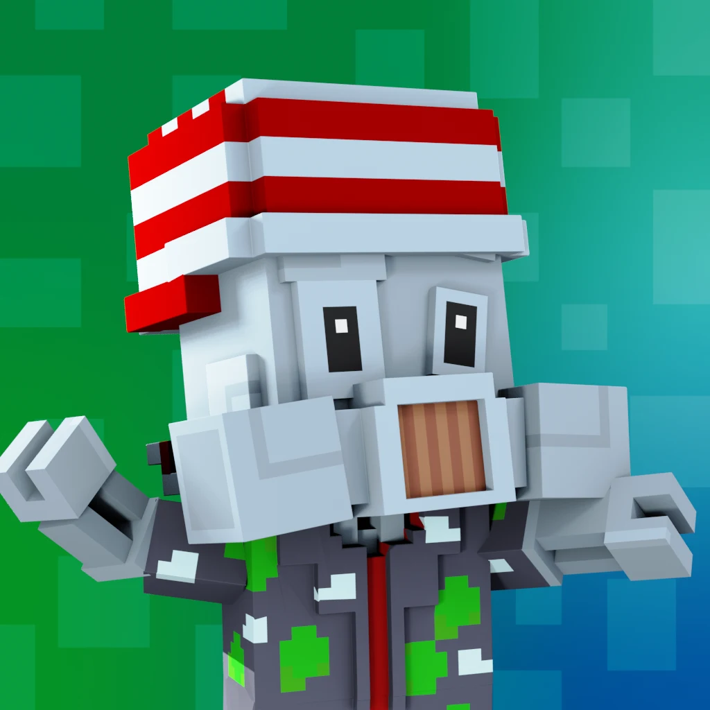 Pirate #601 voxel render