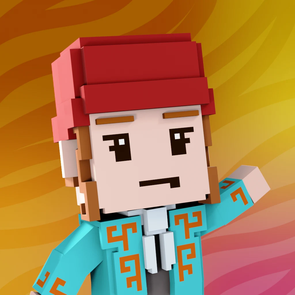 Pirate #6010 voxel render