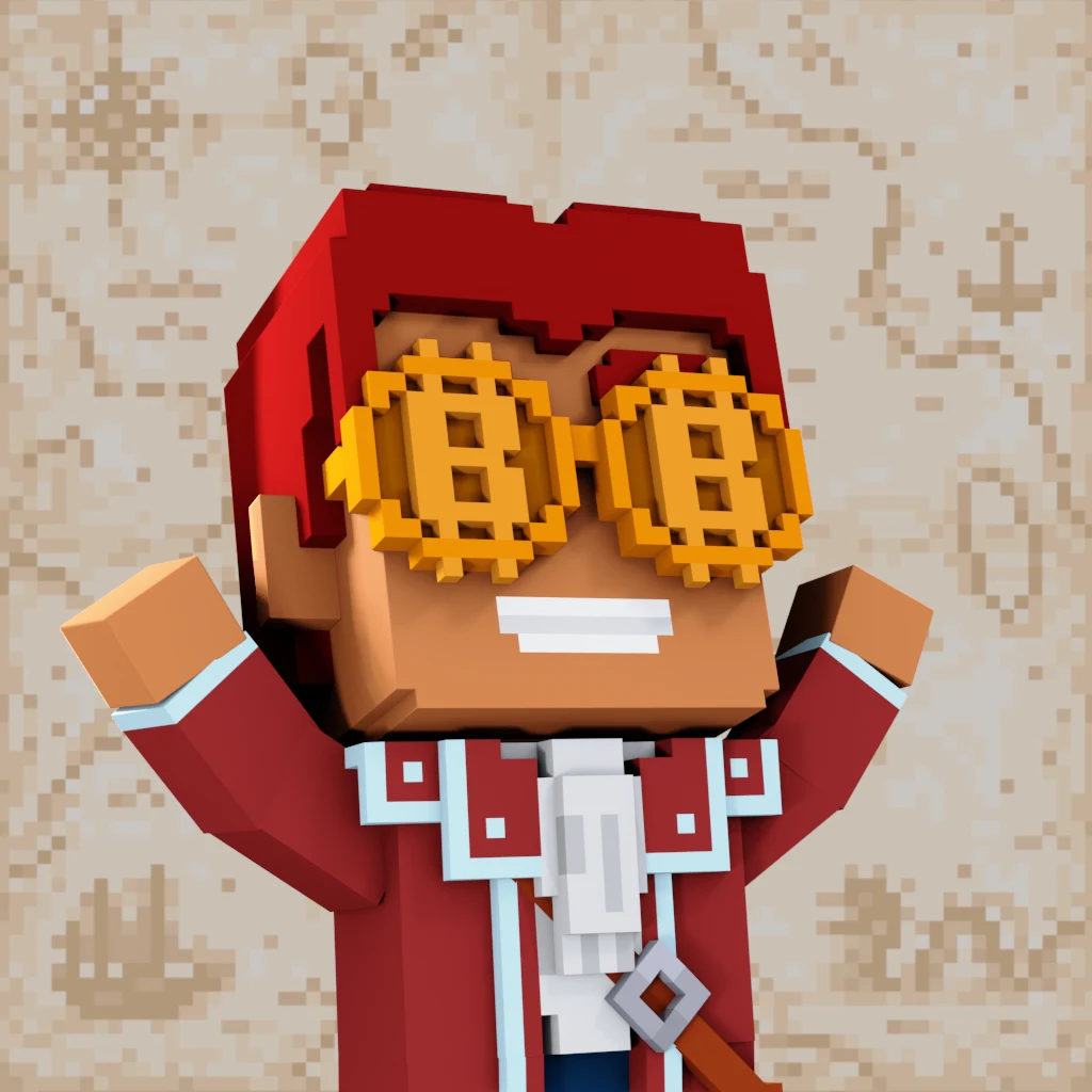 Pirate #6011 voxel render