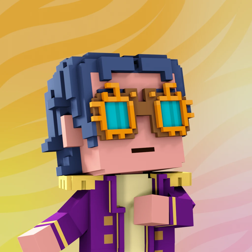Pirate #6012 voxel render