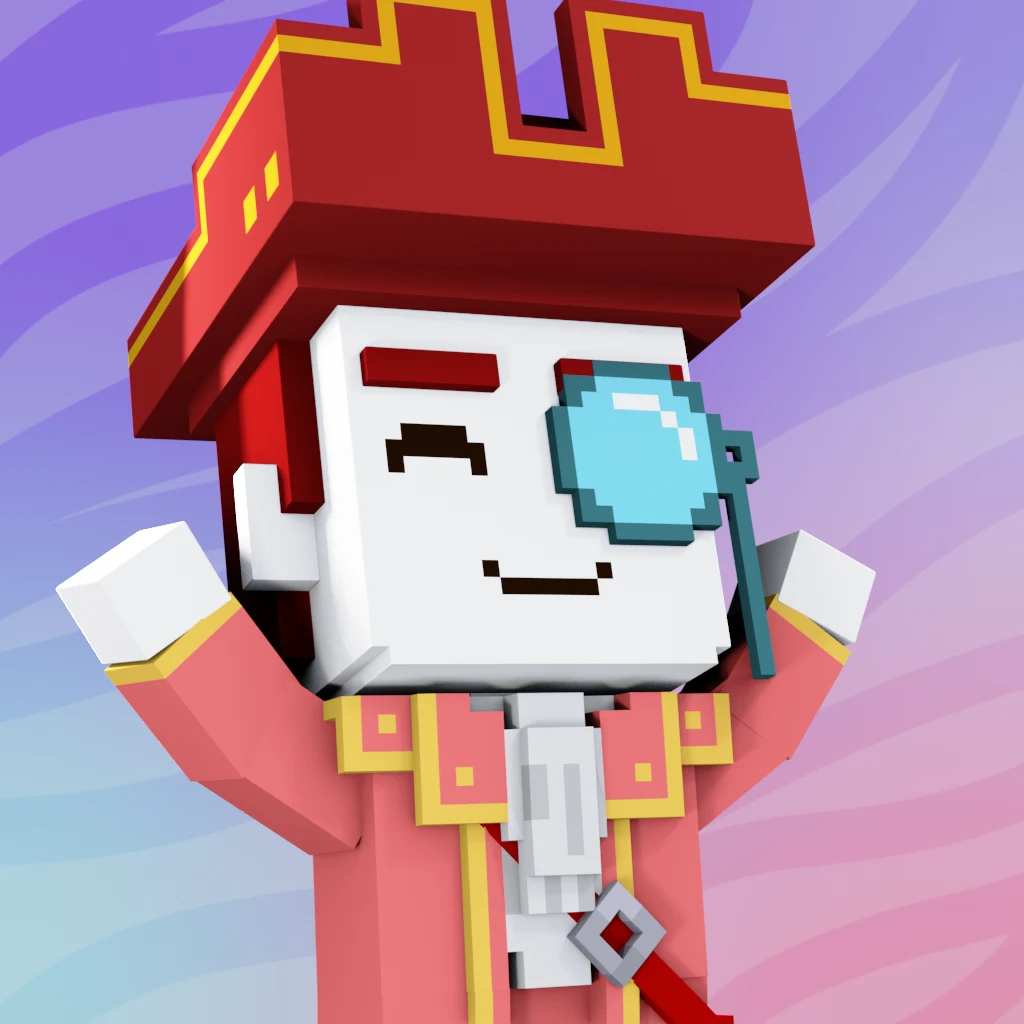 Pirate #6017 voxel render