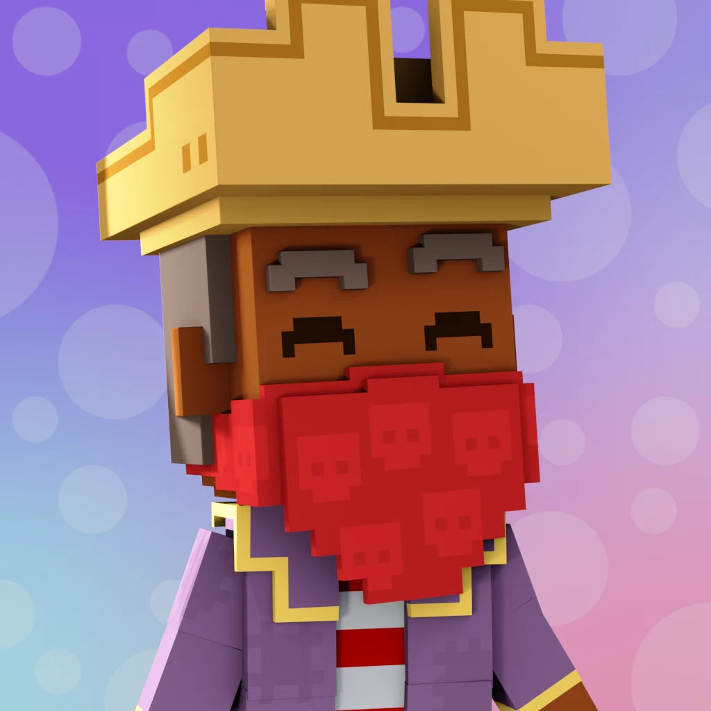 Pirate #6018 voxel render