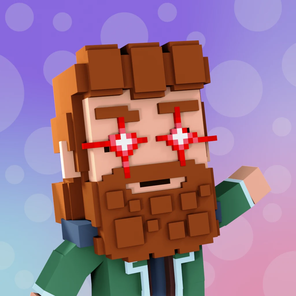Pirate #6021 voxel render