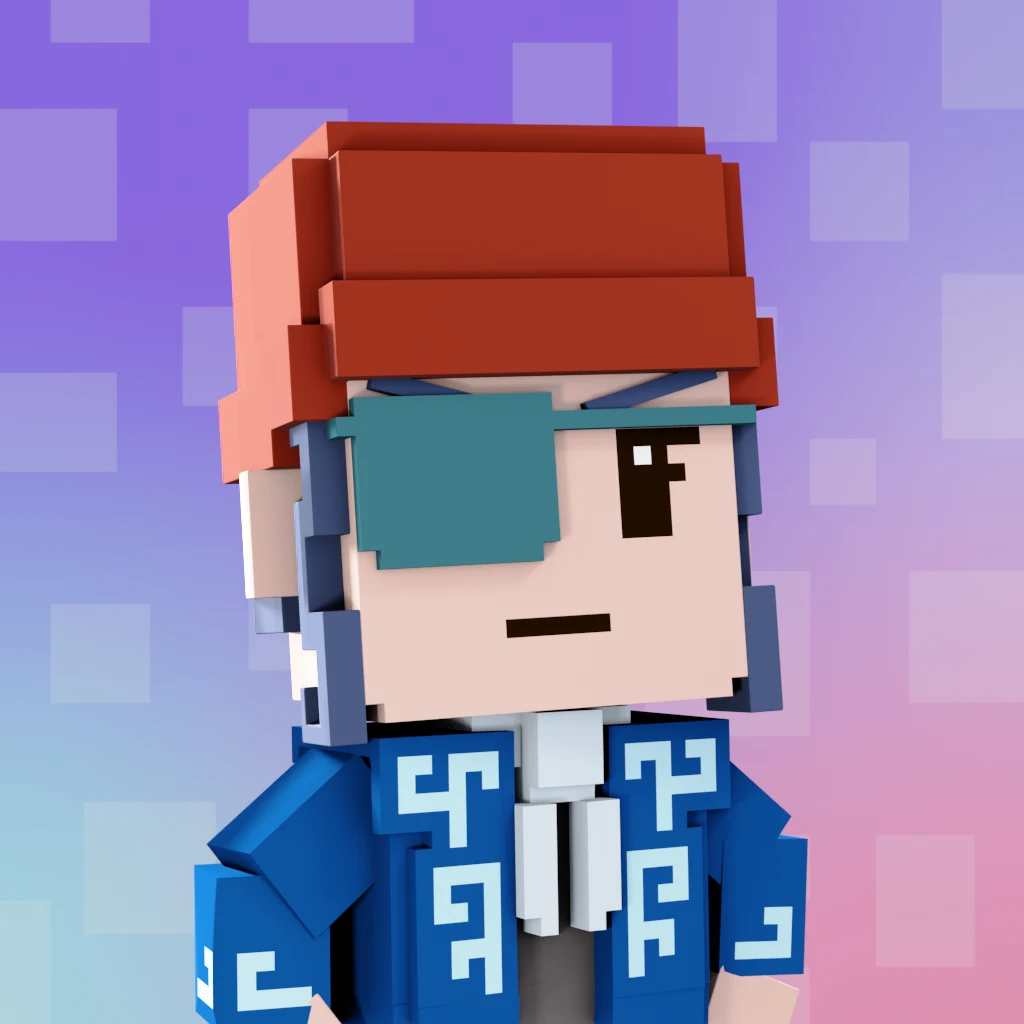 Pirate #6022 voxel render