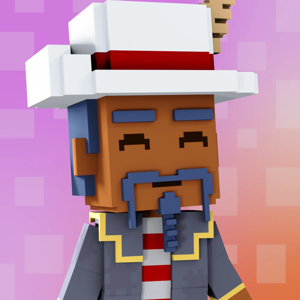 Pirate #6025 voxel render