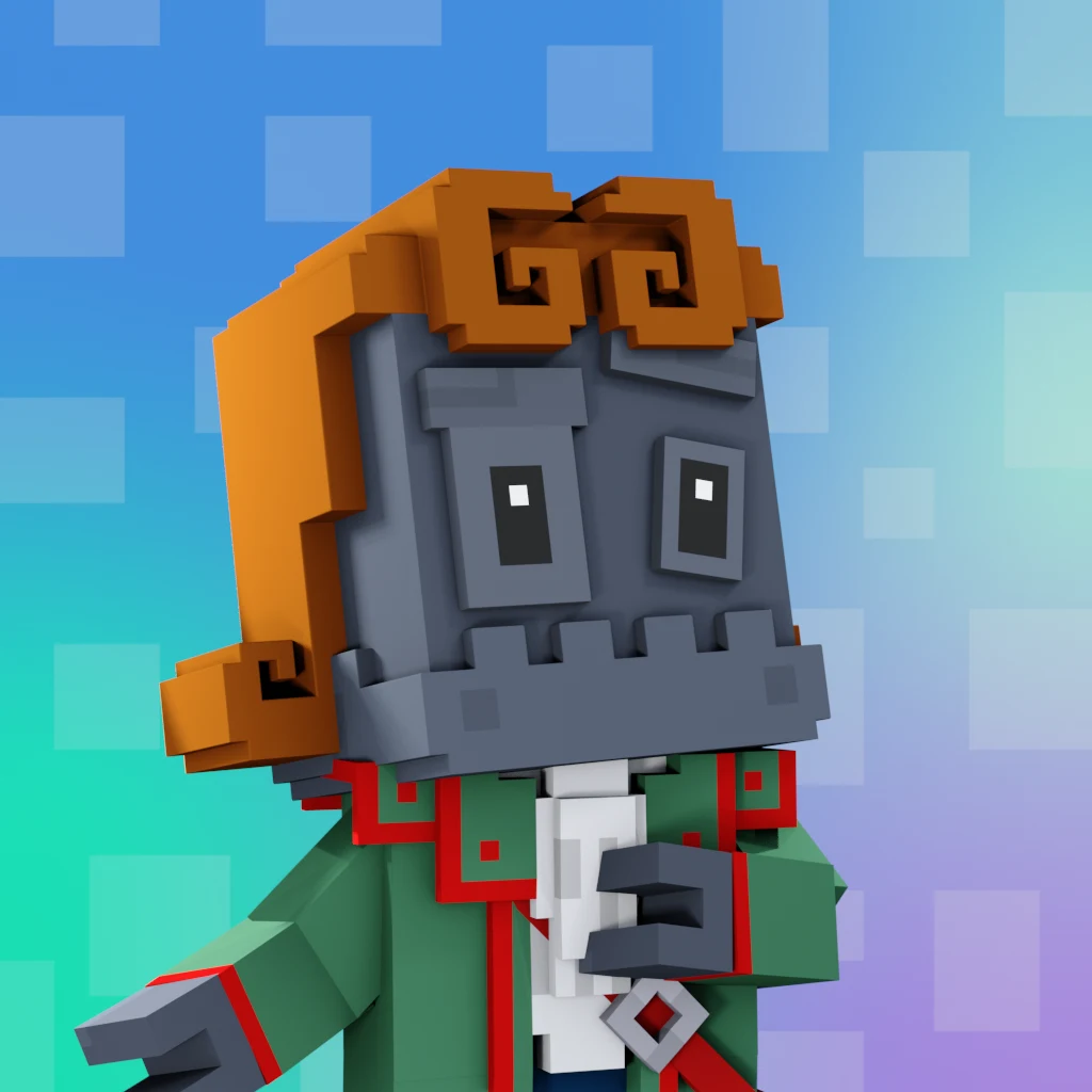 Pirate #6027 voxel render