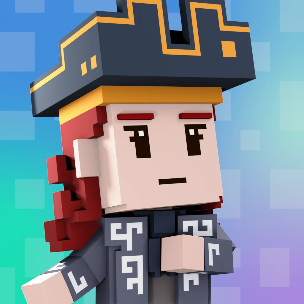 Pirate #6028 voxel render