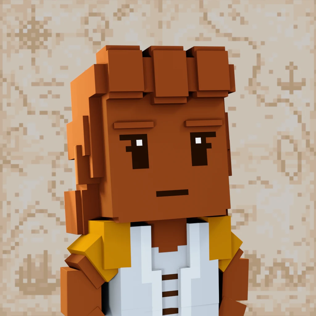 Pirate #6029 voxel render