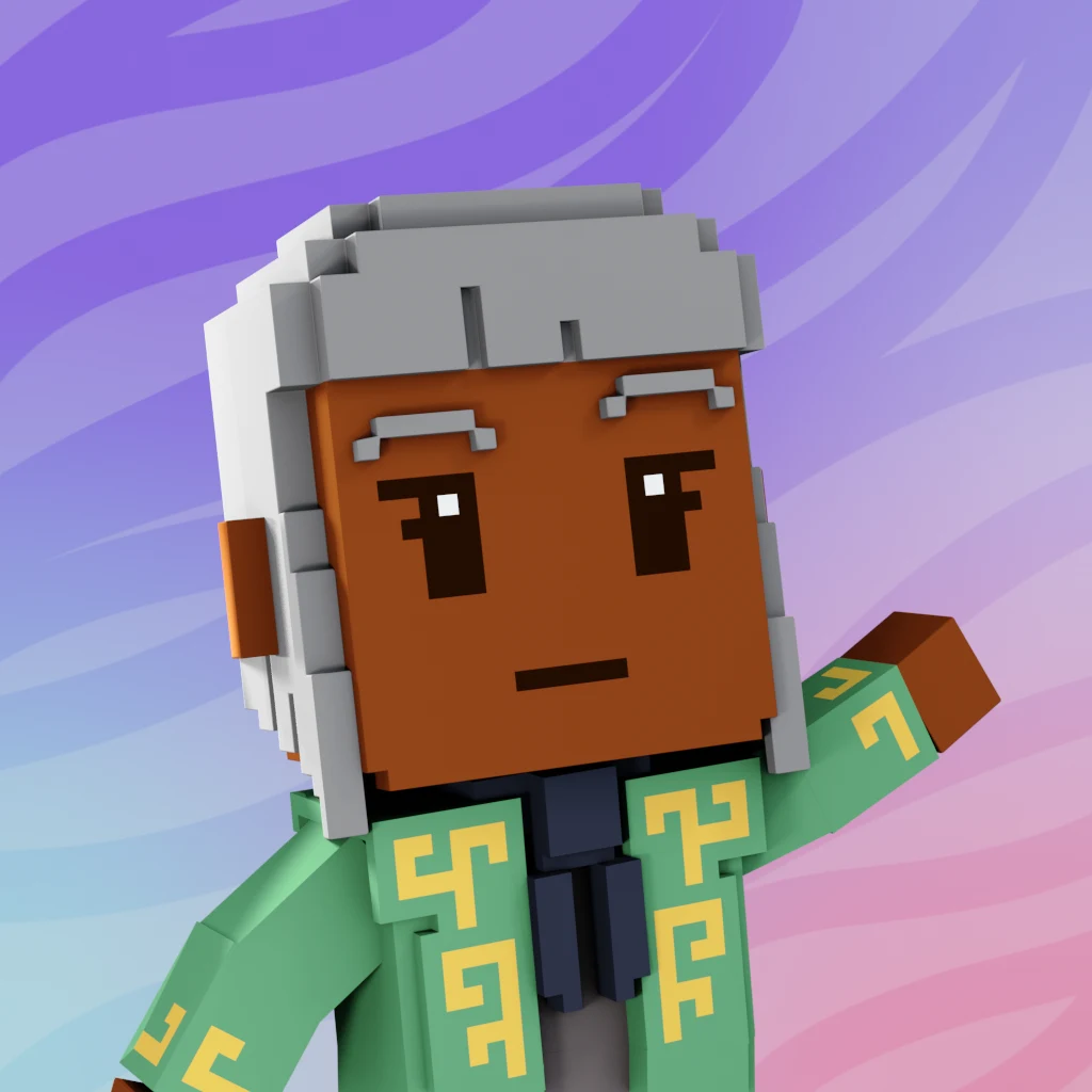 Pirate #603 voxel render