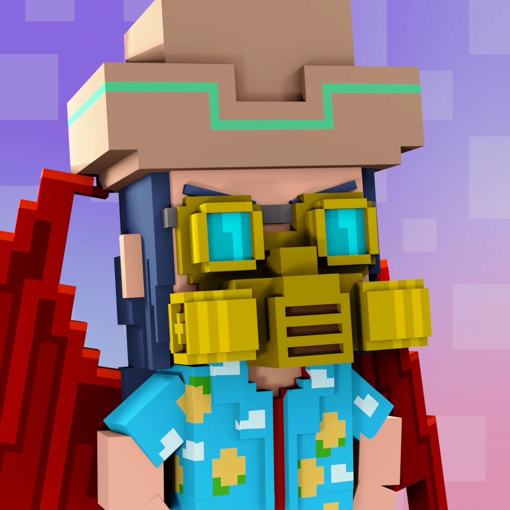 Pirate #6031 voxel render