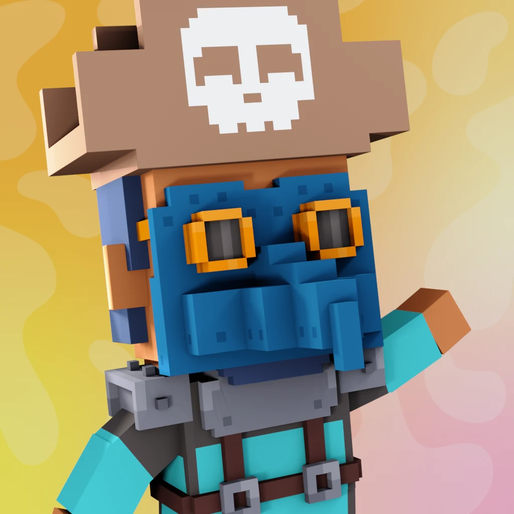 Pirate #6032 voxel render