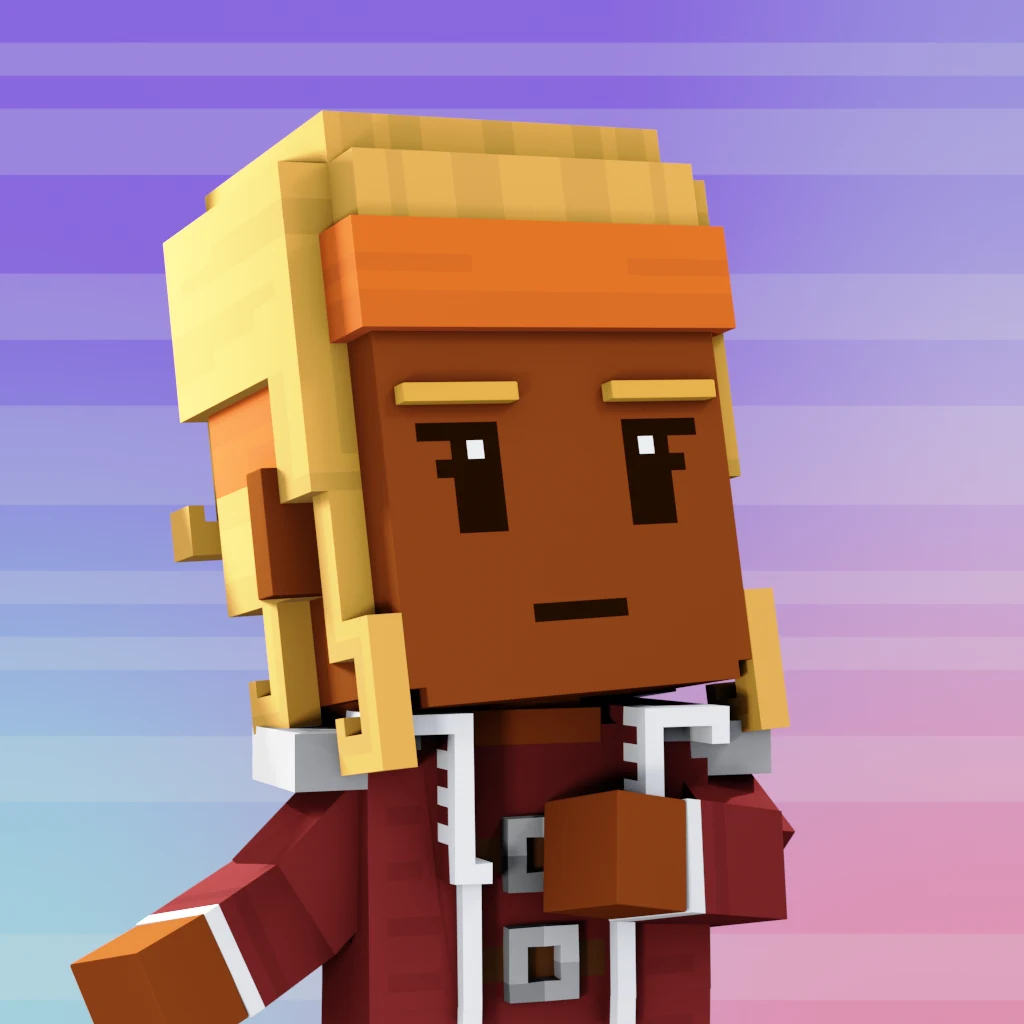 Pirate #6033 voxel render