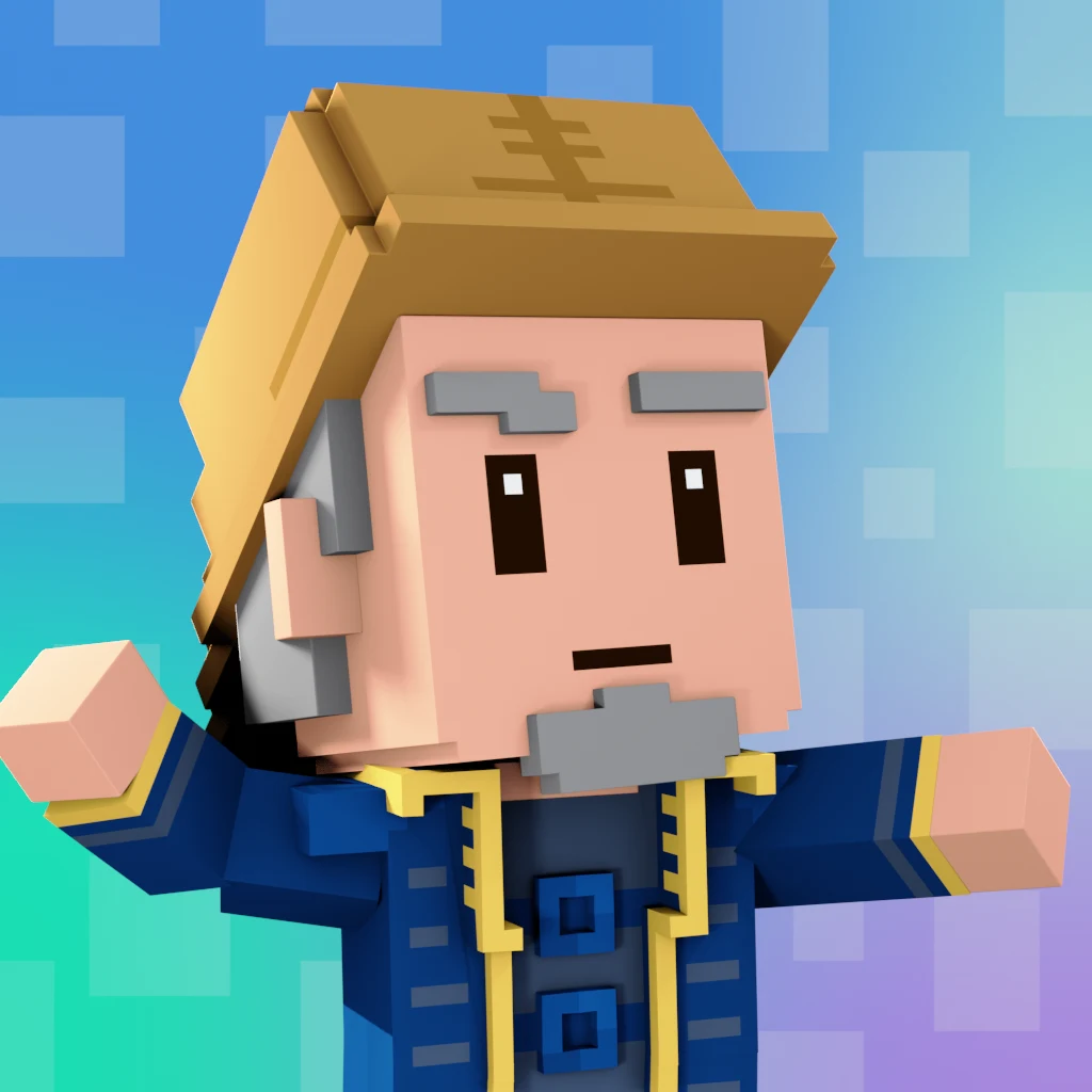 Pirate #6034 voxel render