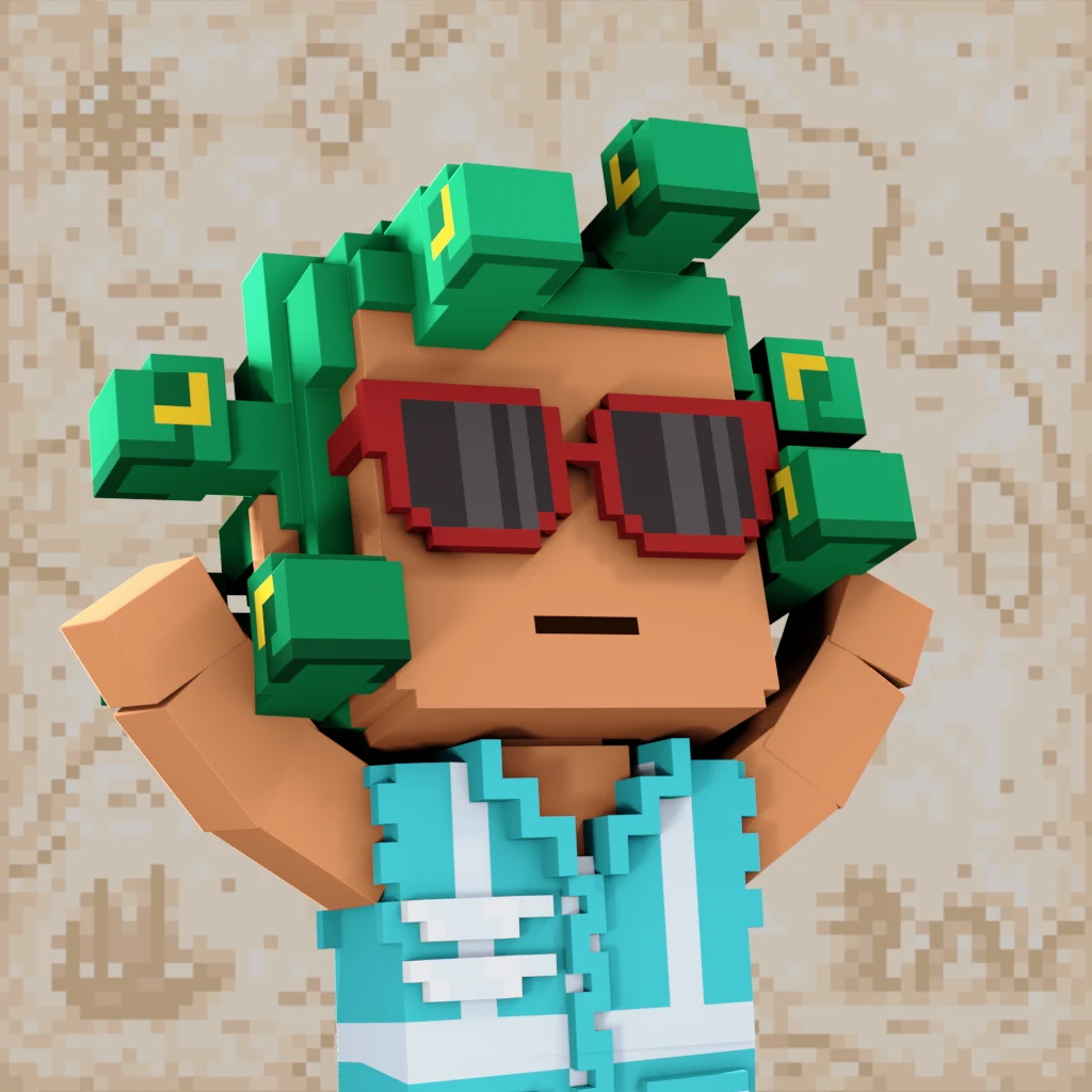 Pirate #6036 voxel render
