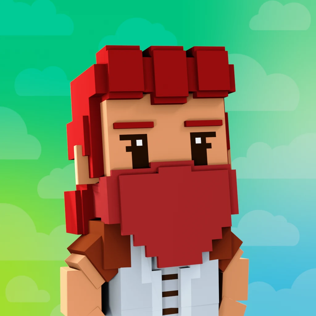 Pirate #6037 voxel render