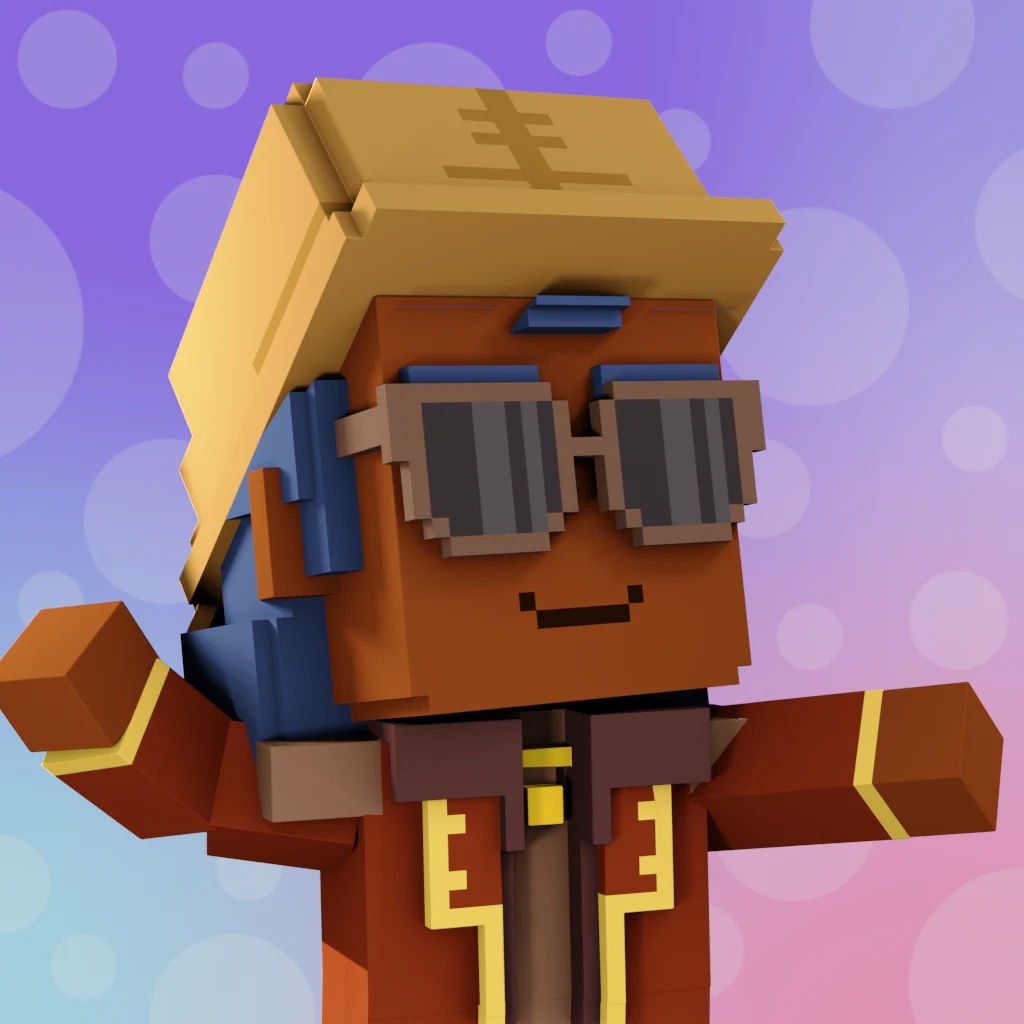 Pirate #6038 voxel render