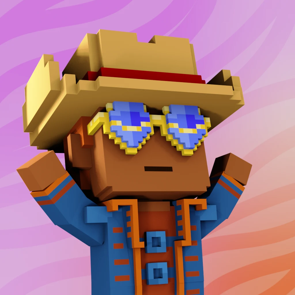 Pirate #6039 voxel render