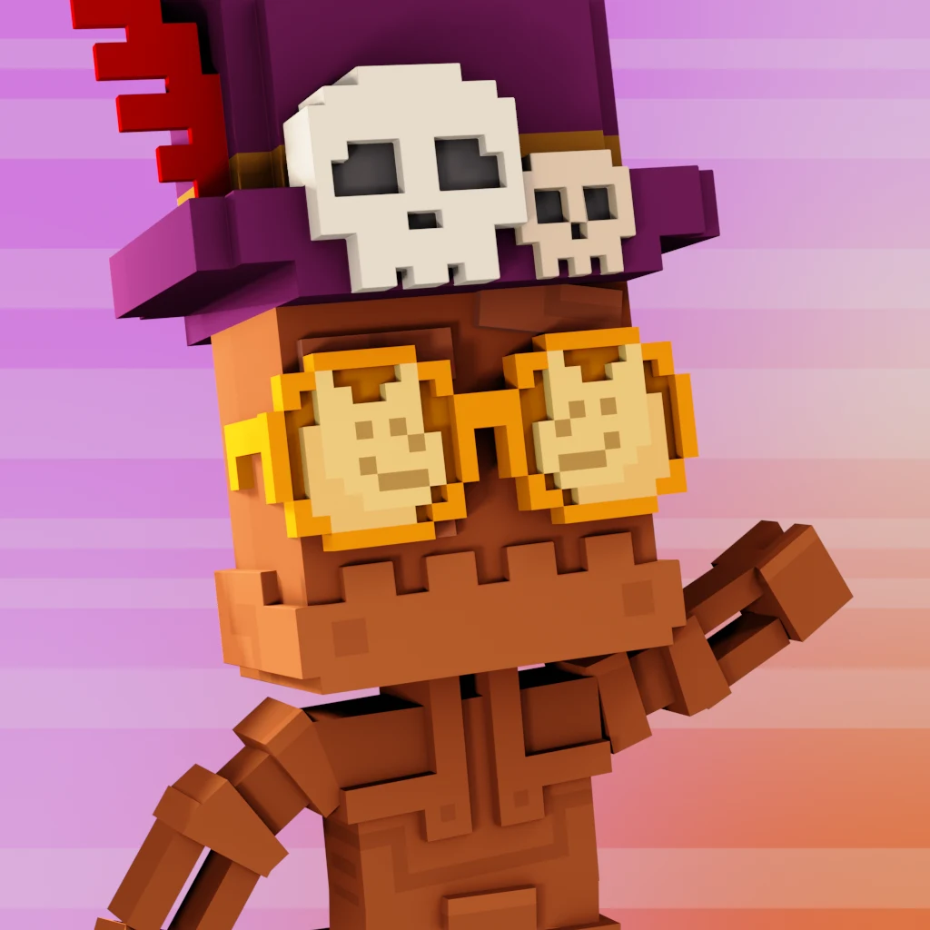 Pirate #604 voxel render