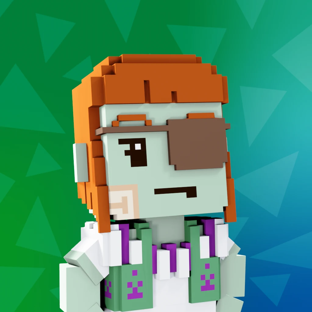 Pirate #6043 voxel render