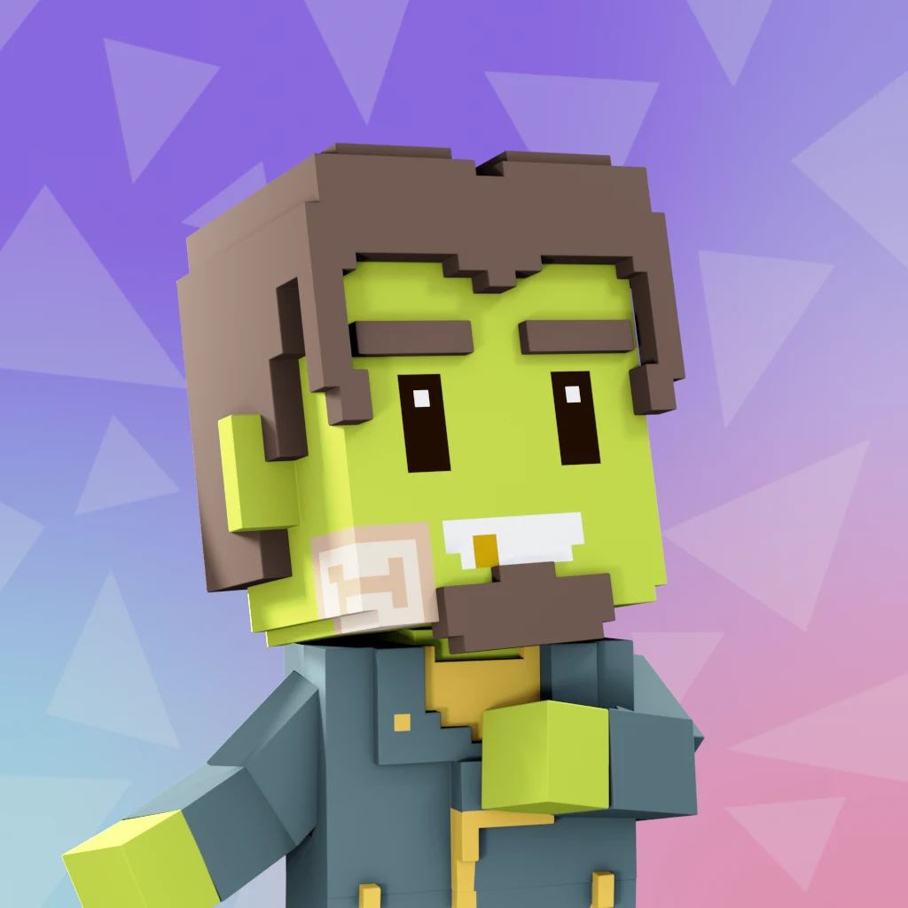 Pirate #6044 voxel render