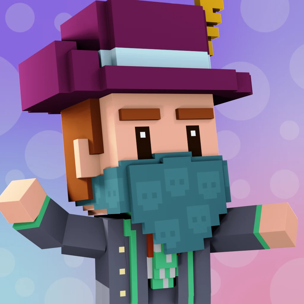 Pirate #6045 voxel render