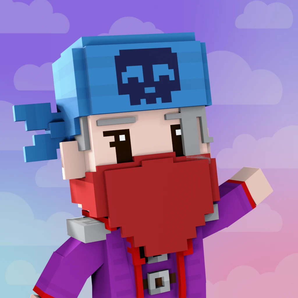 Pirate #6047 voxel render
