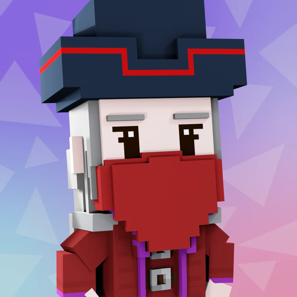 Pirate #6052 voxel render