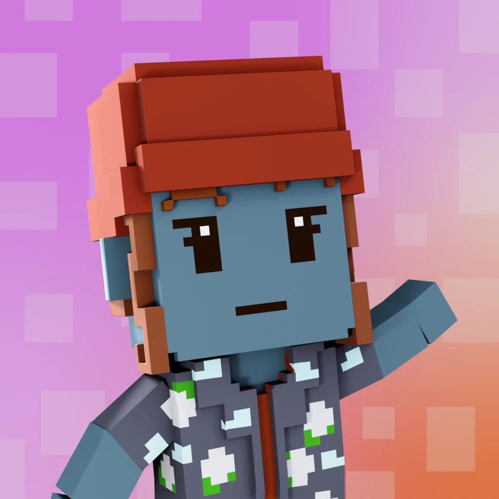 Pirate #6055 voxel render