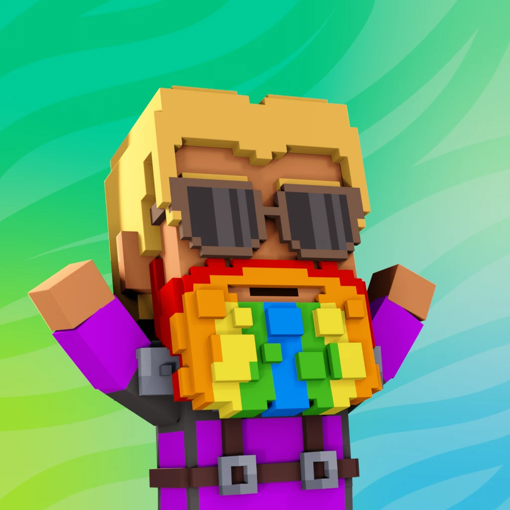 Pirate #6056 voxel render