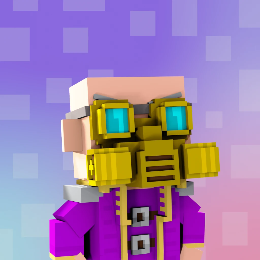 Pirate #6061 voxel render