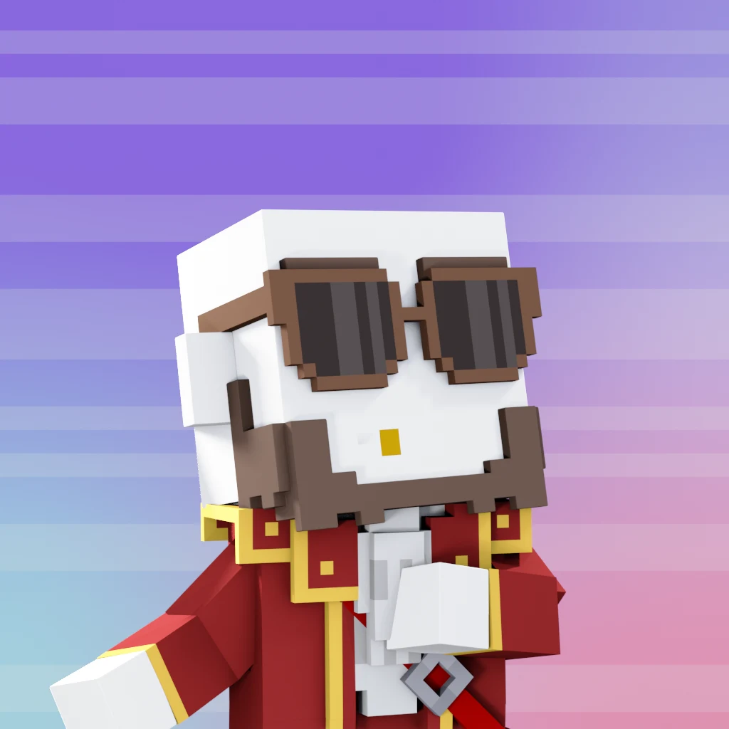 Pirate #6065 voxel render