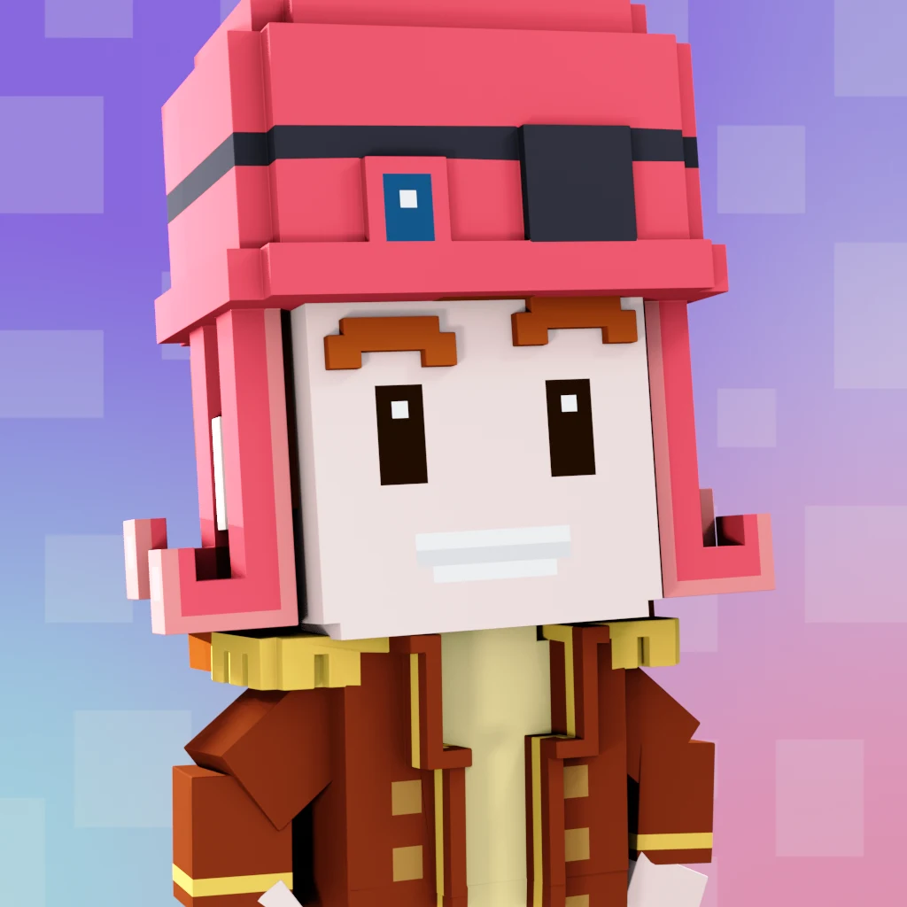 Pirate #6067 voxel render