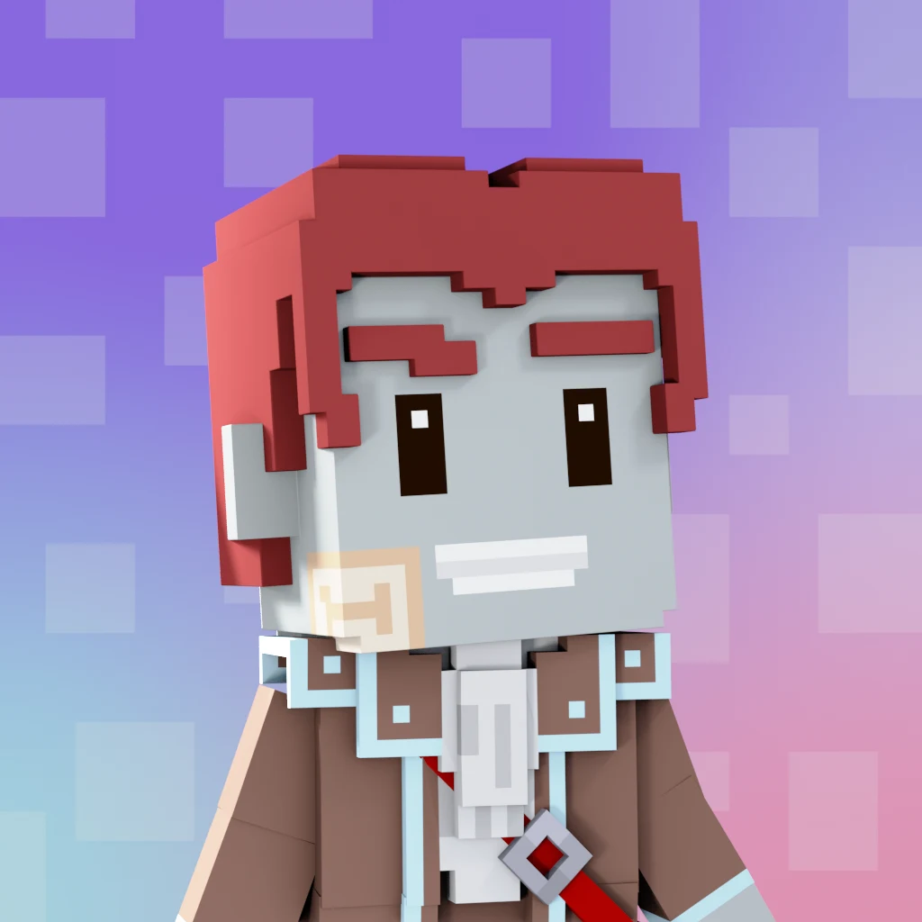 Pirate #6068 voxel render