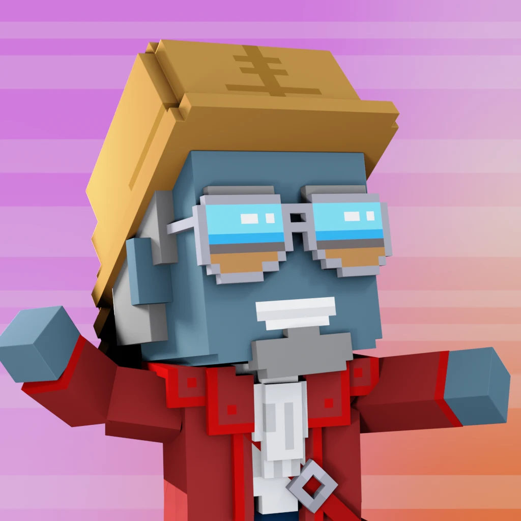 Pirate #6069 voxel render
