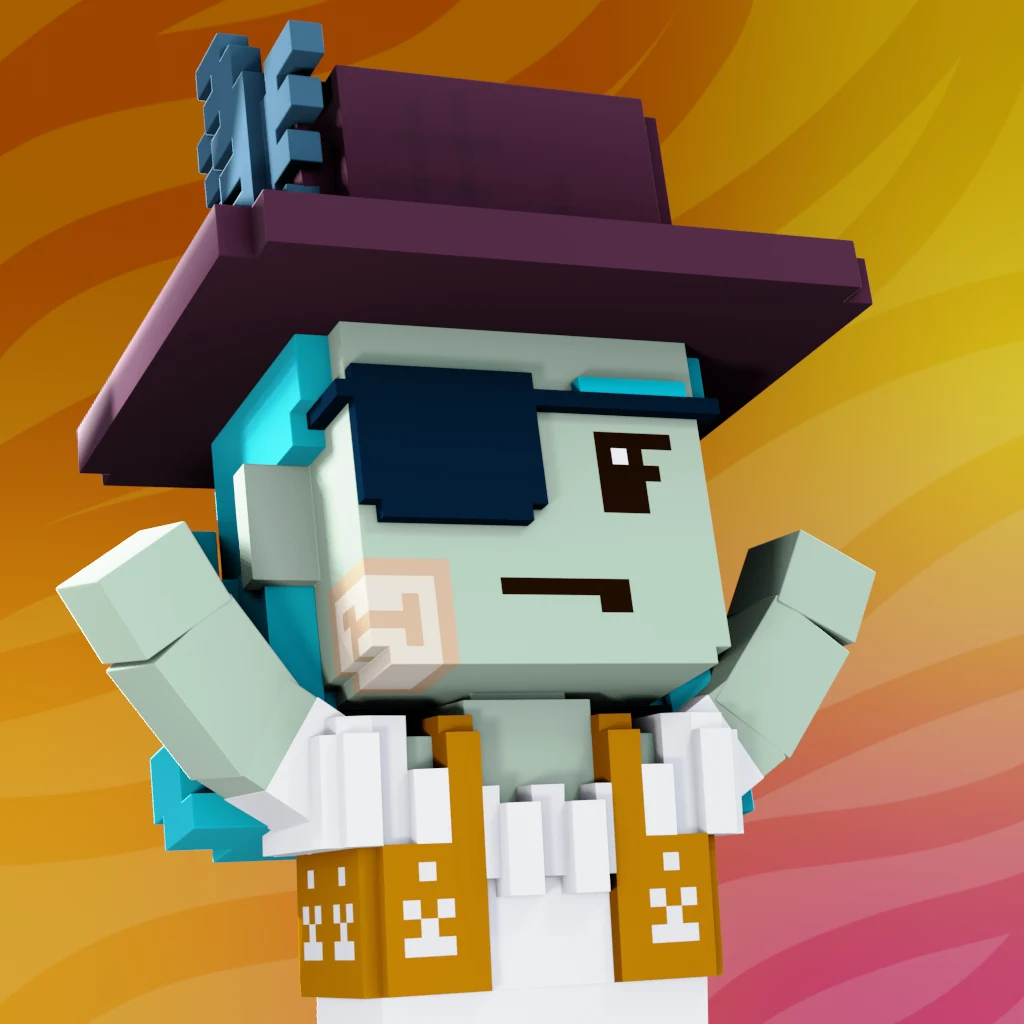 Pirate #6076 voxel render