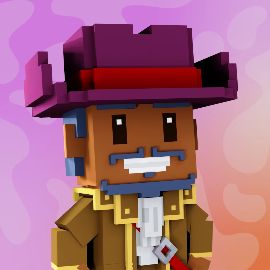 Pirate #6080 voxel render