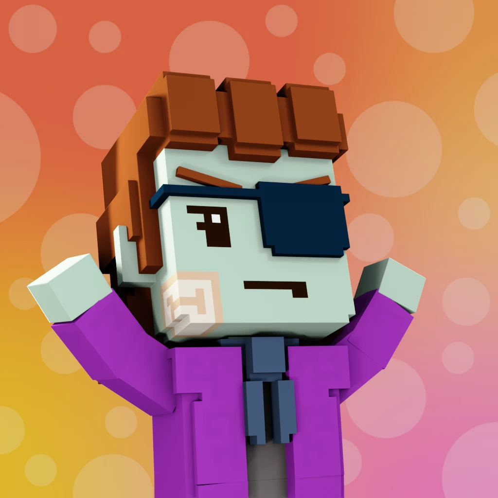 Pirate #6082 voxel render