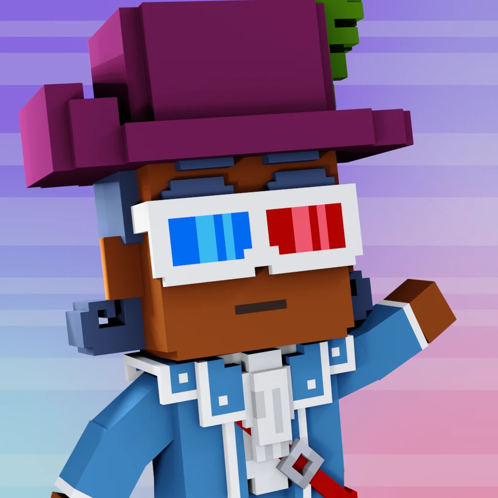 Pirate #6087 voxel render