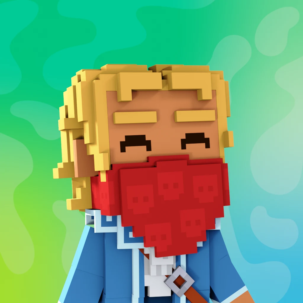 Pirate #6089 voxel render