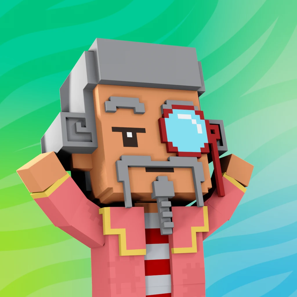 Pirate #6093 voxel render